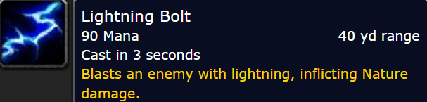 Lightning Bolt Tooltip