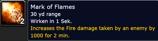 Mark of Flames Tooltip